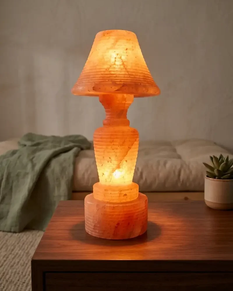 Natural Himalayan Pink Salt Bell Lamp (6.5 kg, 1.5 ft Tall)