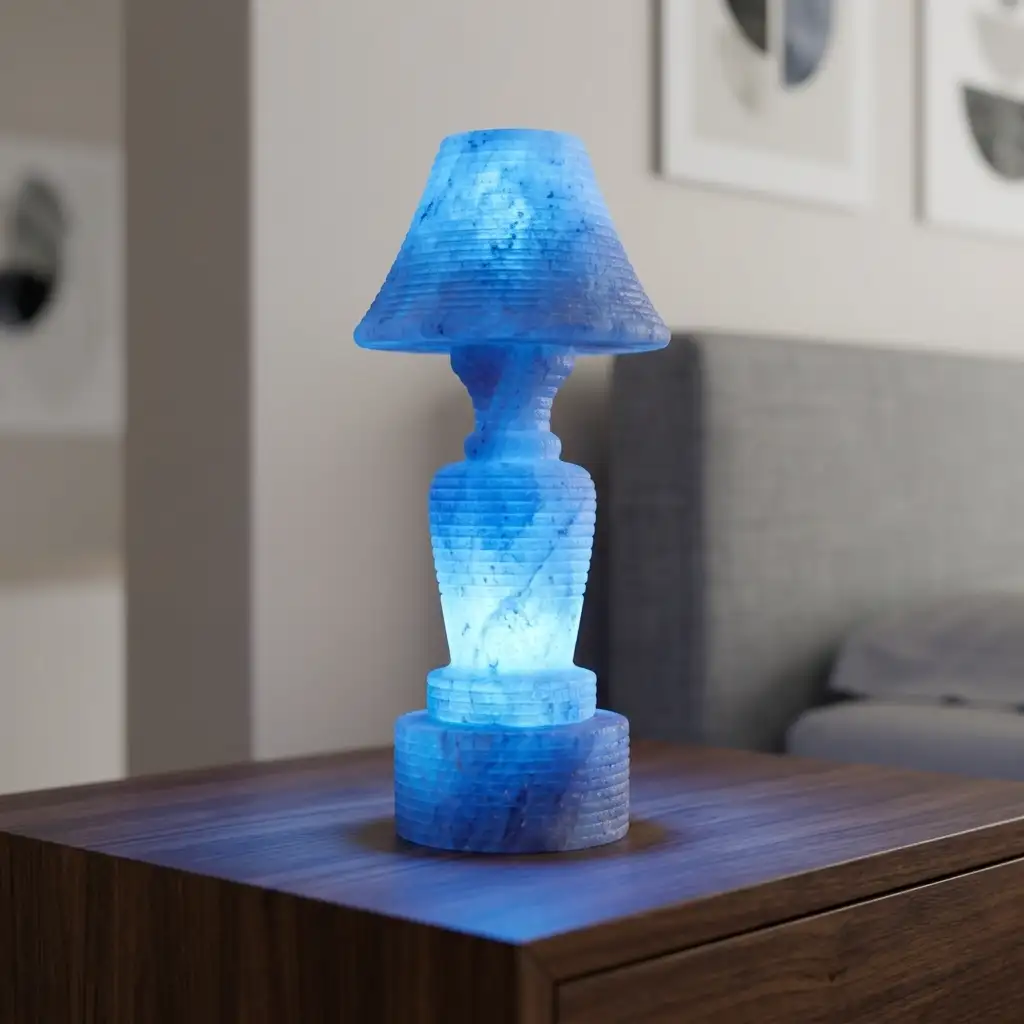 Natural Himalayan Pink Salt Bell Lamp (6.5 kg, 1.5 ft Tall) - Image 4