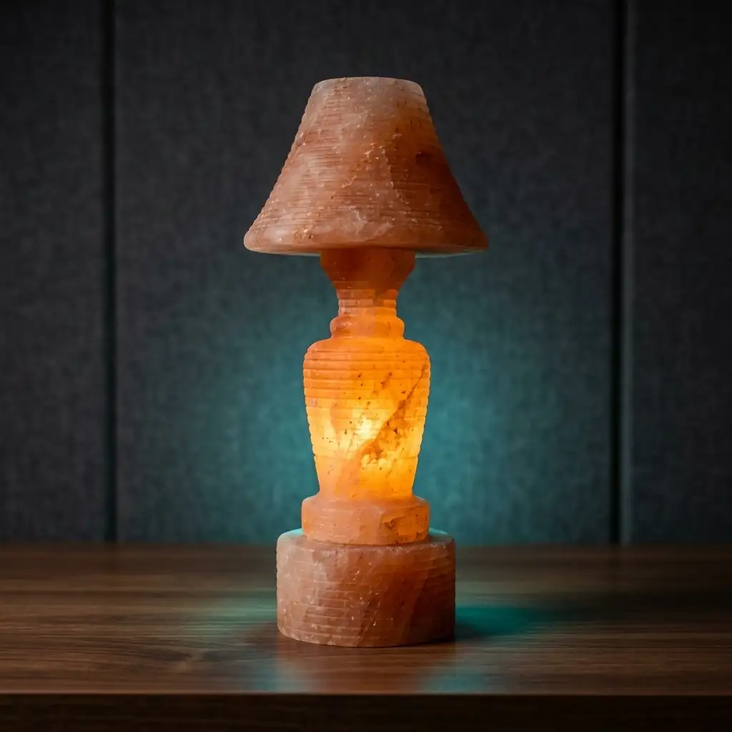 Natural Himalayan Pink Salt Bell Lamp (6.5 kg, 1.5 ft Tall) - Image 2