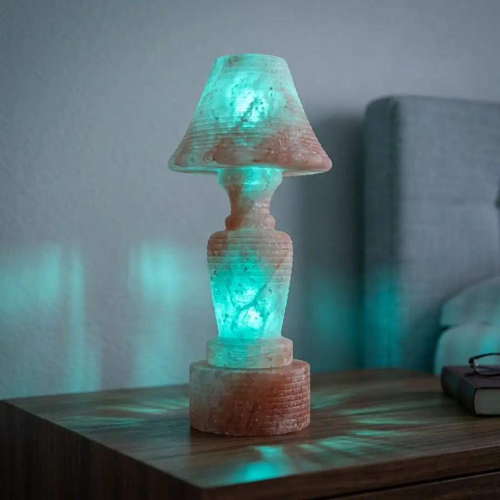Natural Himalayan Pink Salt Bell Lamp (6.5 kg, 1.5 ft Tall) - Image 5