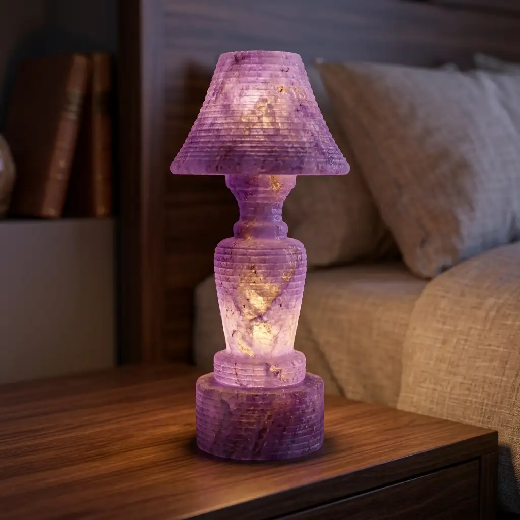 Natural Himalayan Pink Salt Bell Lamp (6.5 kg, 1.5 ft Tall) - Image 3
